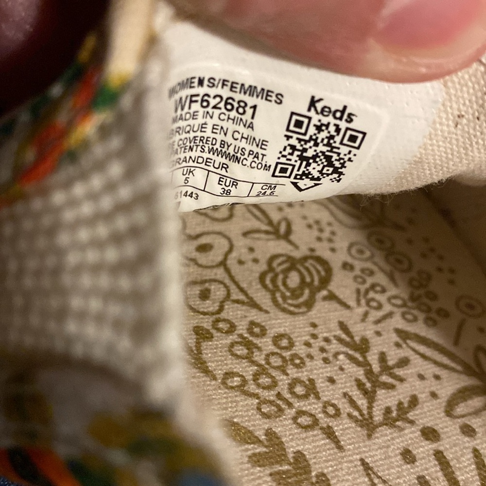 Women Keds Rifle Paper Co. x Double Decker 'Lively Floral' WF62681 - Picture 5 of 8